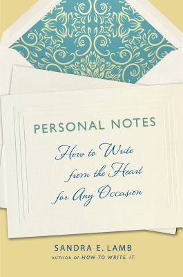 Personal Notes 1250026466 Book Cover