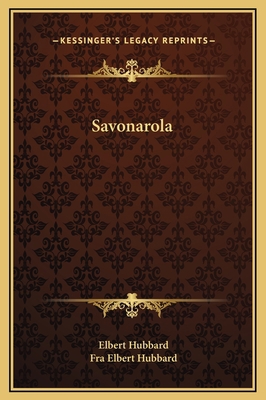 Savonarola 1169194729 Book Cover