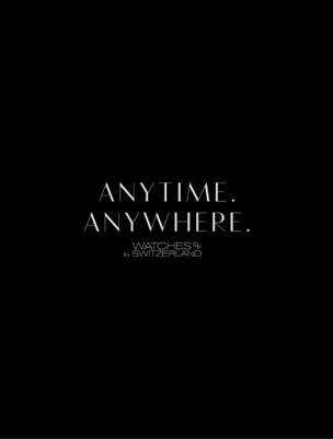 Hardcover Anytime. Anywhere. by Watches of Switzerland Book