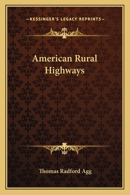 American Rural Highways 116376339X Book Cover