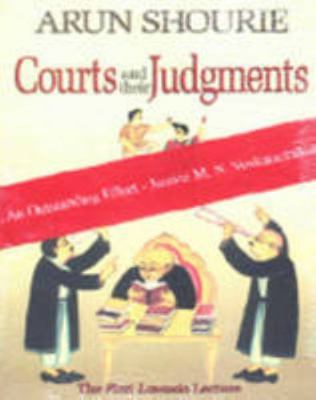 Courts and Their Judgments 8129108550 Book Cover
