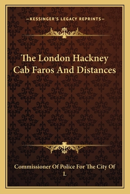 The London Hackney Cab Faros And Distances 1163589624 Book Cover