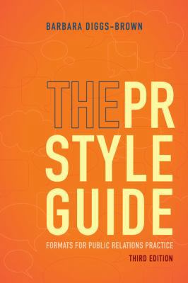 The PR Styleguide: Formats for Public Relations... B0079UK37Y Book Cover