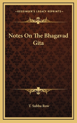 Notes on the Bhagavad Gita 1164483307 Book Cover