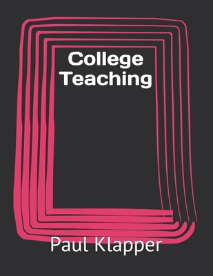 College Teaching            Book Cover