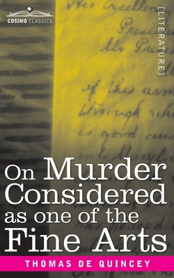 On Murder Considered as one of the Fine Arts 1646795571 Book Cover