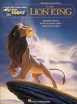 Disney's the Lion King: E-Z Play Today Volume 382 0793534704 Book Cover
