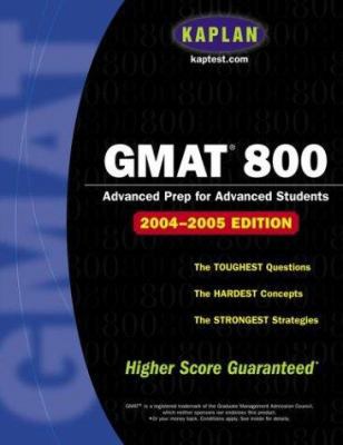 Kaplan GMAT 800 0743241177 Book Cover