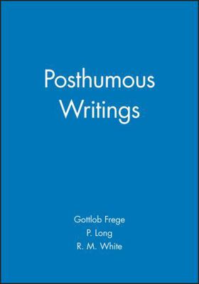 Posthumous Writings 0631128352 Book Cover