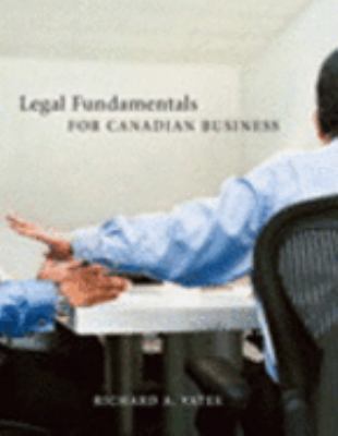 Legal Fundamentals for Canadian Business 0131273787 Book Cover