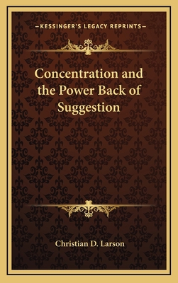 Concentration and the Power Back of Suggestion 1168634350 Book Cover