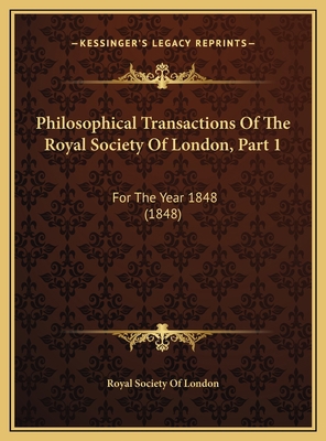 Philosophical Transactions Of The Royal Society... 1169770363 Book Cover