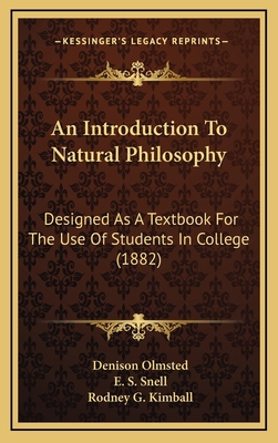 An Introduction to Natural Philosophy: Designed... 1164444891 Book Cover