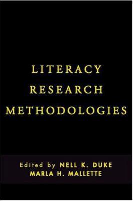 Literacy Research Methodologies 159385059X Book Cover