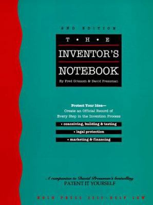 The Inventor's Notebook (Inventor's Notebook, 2... 0873373650 Book Cover