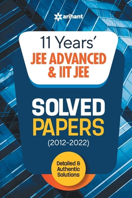 11 Years Solved Papers IIT JEE Advanced & IIT J... 9327194667 Book Cover