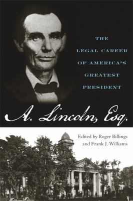 Abraham Lincoln Esq. 0813136539 Book Cover