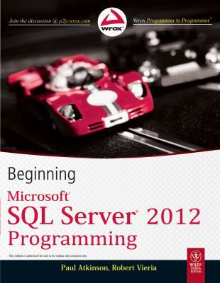 Beginning Microsoft Sql Server 2012 Programming... 812653589X Book Cover