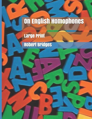 On English Homophones: Large Print 1698428723 Book Cover