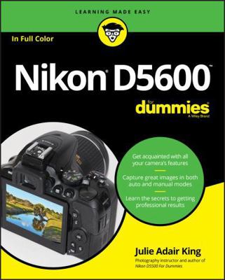Nikon D5600 for Dummies 1119386330 Book Cover