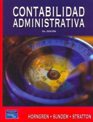 Contabilidad Administrativa [Spanish] 9702606403 Book Cover