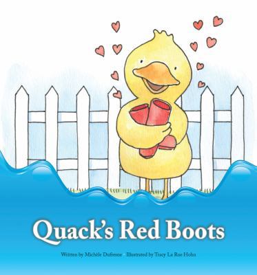 Paperback Quack's Red Boots : Quack the Duck Set 2 Book