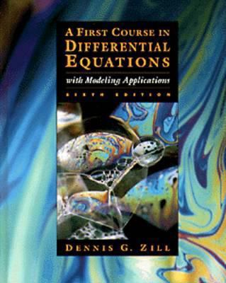 First Course in Differential Equations with Mod... 0534955746 Book Cover