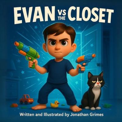Evan vs the Closet: A Silly Bedtime Adventure A... B0G4QSPPM4 Book Cover