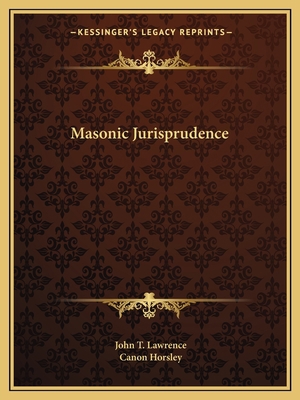 Masonic Jurisprudence 1162605634 Book Cover