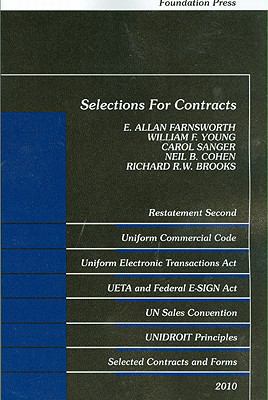 Selections for Contracts: Restatement Second, U... 1599417073 Book Cover