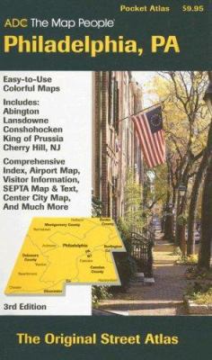 Philadelphia, PA Pocket Atlas 0875308449 Book Cover