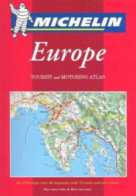Michelin Europe: Tourist and Motoring Atlas 2067106619 Book Cover