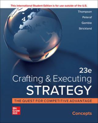 ISE Crafting and Executing Strategy: Concepts (... 1264370598 Book Cover