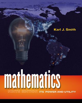 Mathematics: Its Power and Utility 0495389137 Book Cover