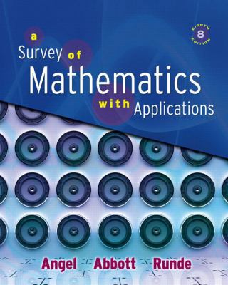 A Survey of Mathematics with Applications 0321501071 Book Cover