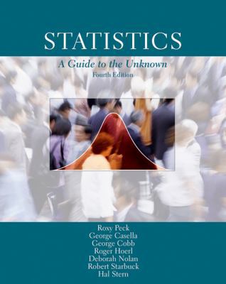 Statistics: A Guide to the Unknown 0534372821 Book Cover