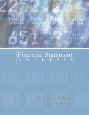 Financial Statement Analysis 0073379433 Book Cover