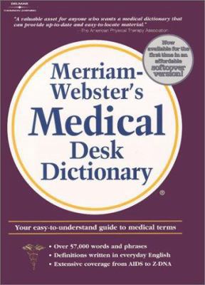 Merriam-Webster's Medical Desk Dictionary 0766861759 Book Cover