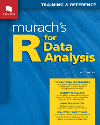 Murach's R for Data Analysis 1943873038 Book Cover