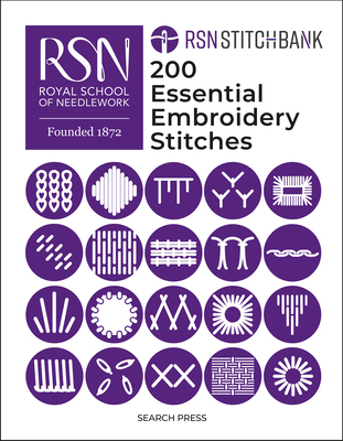 Rsn Stitch Bank: 200 Essential Embroidery Stitches 1800922868 Book Cover
