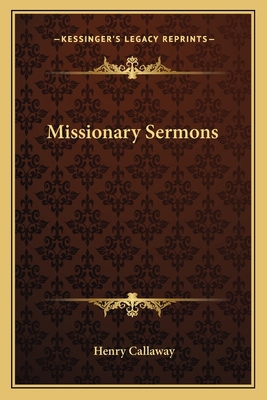 Missionary Sermons 1163596302 Book Cover