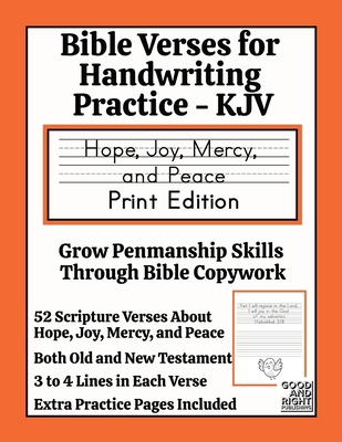 Bible Verses for Handwriting Practice - KJV: Ho... B0D6KBLK8W Book Cover