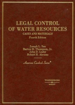 Legal Control of Water Resources: Cases and Mat... 031416314X Book Cover