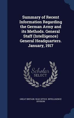 Summary of Recent Information Regarding the Ger... 1296905055 Book Cover