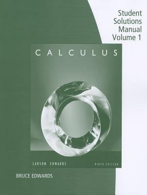 Student Solutions Manual Volume 1 Calculus Nint... 0547213093 Book Cover