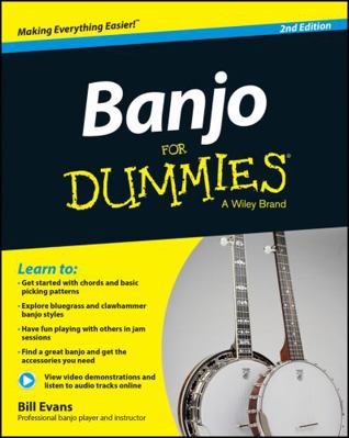 Banjo for Dummies: Book + Online Video and Audi... B00IRJABM8 Book Cover