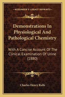 Demonstrations In Physiological And Pathologica... 1164619047 Book Cover