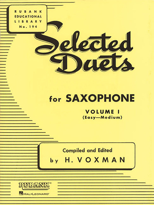 Selected Duets for Saxophone: Volume 1 - Easy t... 1423438450 Book Cover