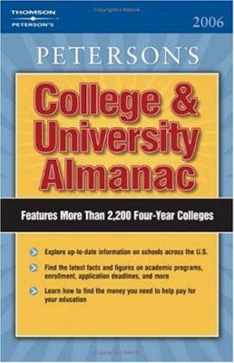 Peterson's College And University Almanac 2006 0768917522 Book Cover