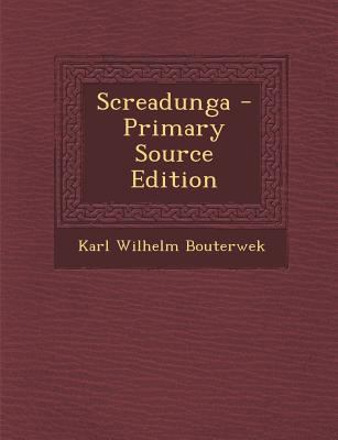 Screadunga [Latin] 128740944X Book Cover